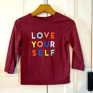 Cat & Jack long sleeve tee, size 3T